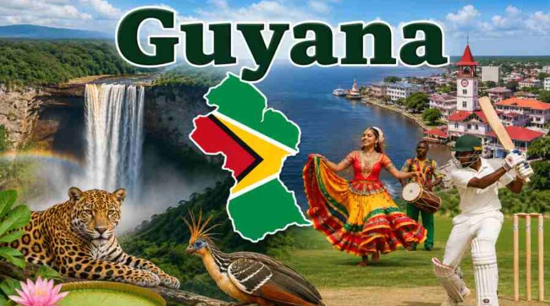 Guyana - History, Culture, Sports, Geography, Tourist Attractions and Fascinating Facts