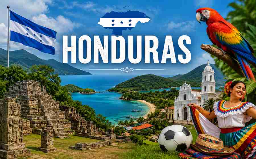 Honduras - History, Culture, Wildlife, Natural Beauty, Sports and Fascinating Key Facts
