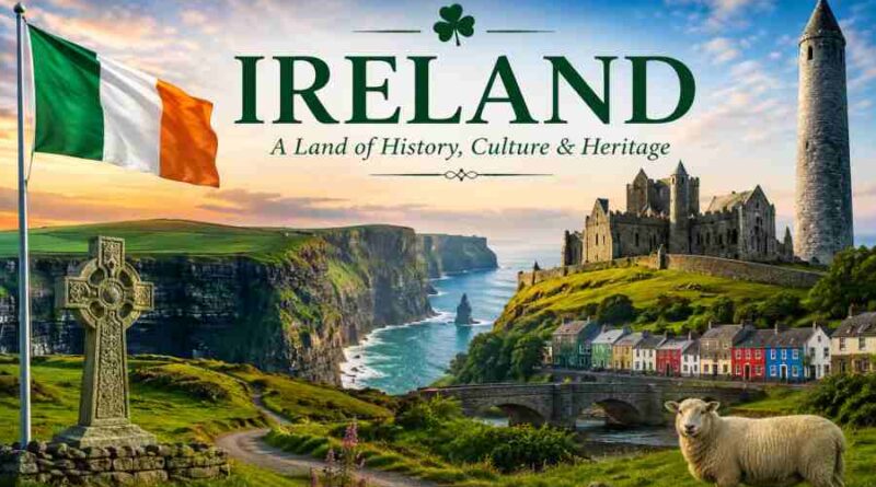Ireland - History, Culture, Sports, Tourist Places and Amazing Key Facts