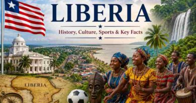 Liberia - History, Culture, Tourist Attractions, Sports, Geography and Key Facts