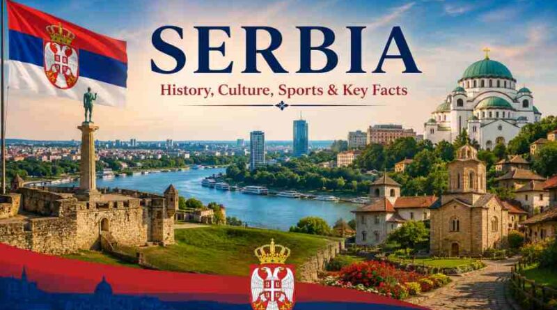 Serbia - History, Culture, Tourism, Sports, Geography and Fascinating Key Facts