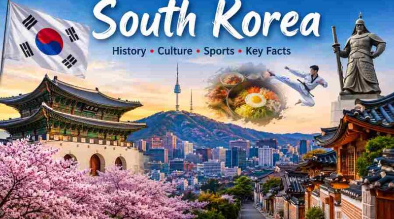 South Korea - History, Tourism, Culture, Sports and Key Facts