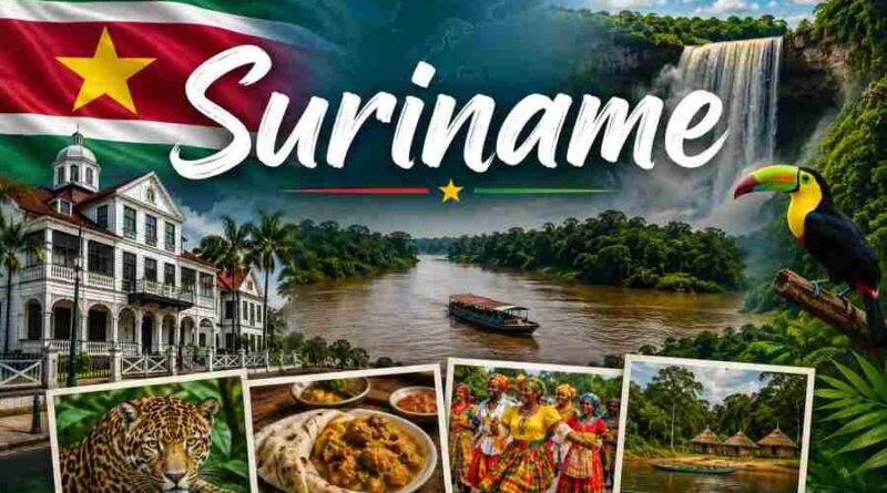 Suriname - History, Tourism, Culture, Sports and Key Facts
