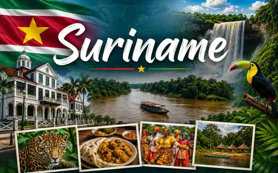 Suriname - History, Tourism, Culture, Sports and Key Facts