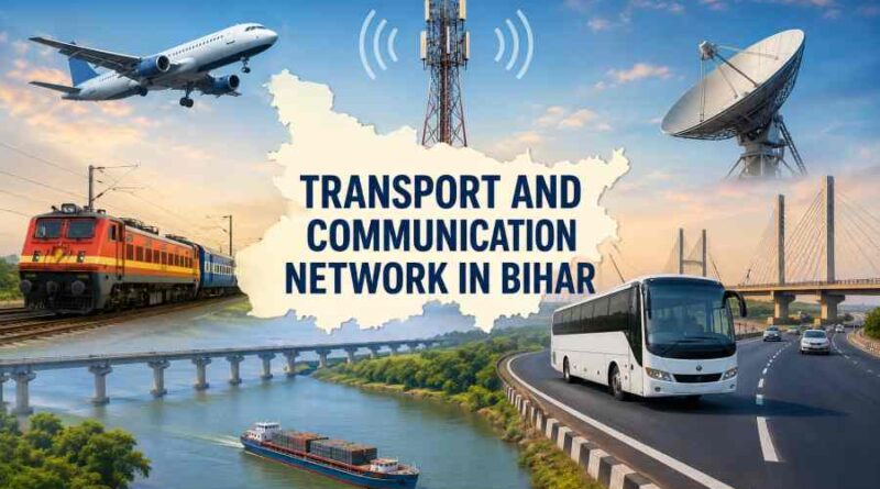Transport and Communication Network in Bihar - Roads, Railways, Airways and Digital Connectivity
