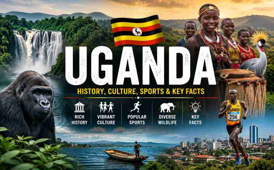 Uganda - History, Culture, Sports, Wildlife, Natural Beauty and Fascinating Key Facts