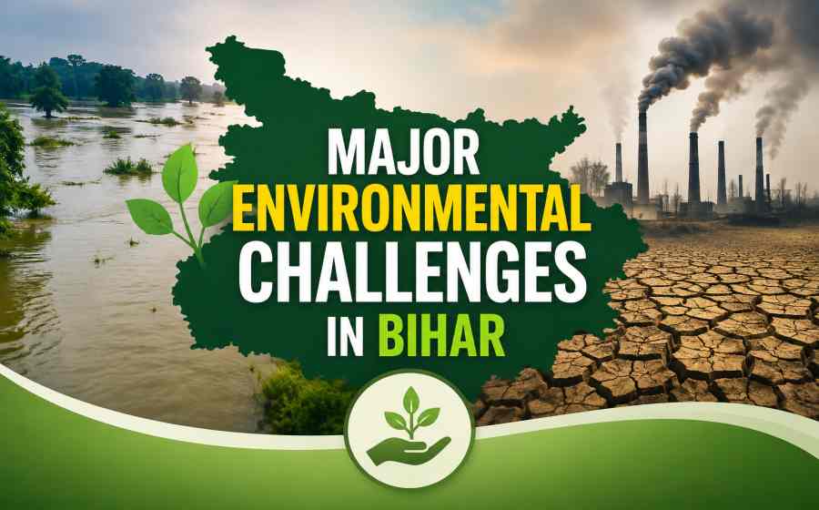 Major Environmental Challenges in Bihar - Causes, Impacts and Solutions