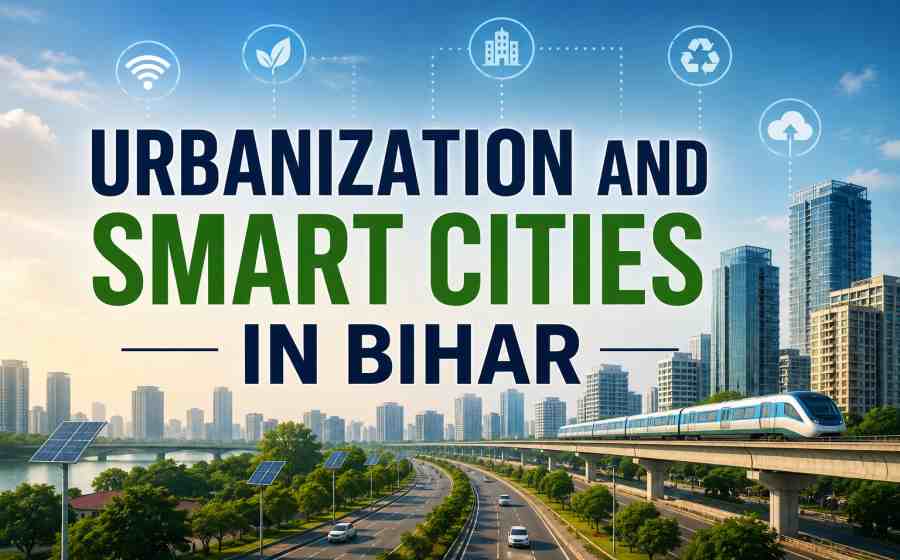Urbanization and Smart Cities in Bihar - Growth, Development and Future Prospects
